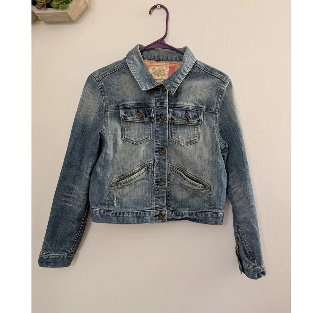 Vintage Ralph Lauren fine denim good no. 67 jean jacket - Picture 2 of 12